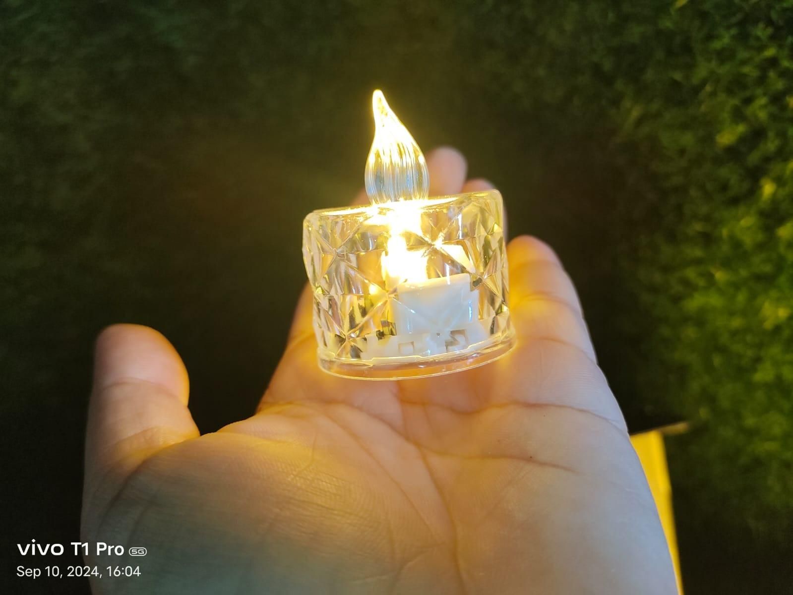 🪔 Decorative Crystal Candles | BUY 2 GET 2 FREE |